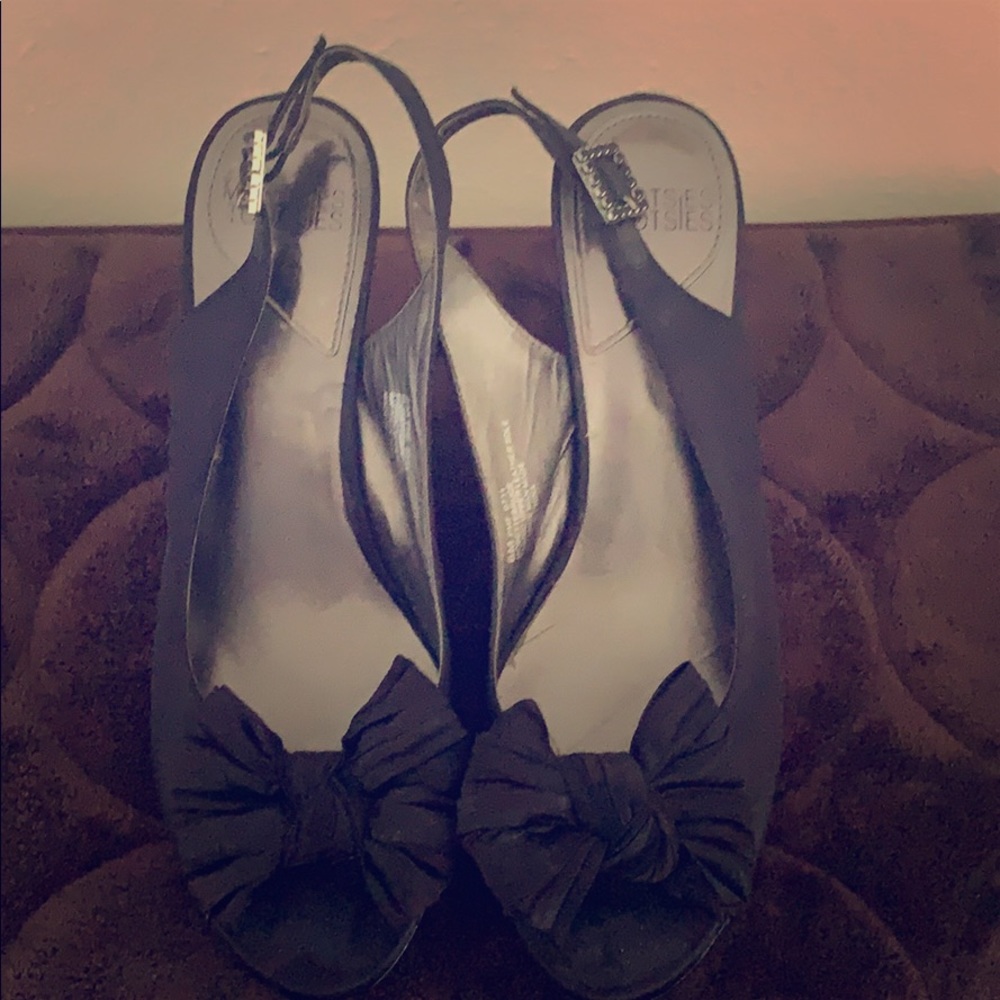 Black  with bow